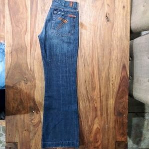 7 FAMK jeans DoJo flare size 31